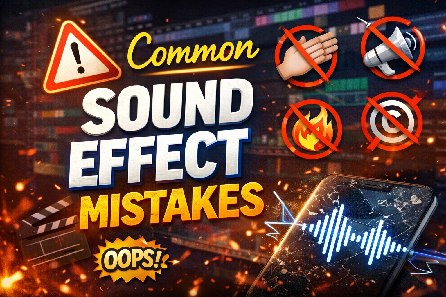 Common Sound Effect Mistakes New Creators Should Avoid