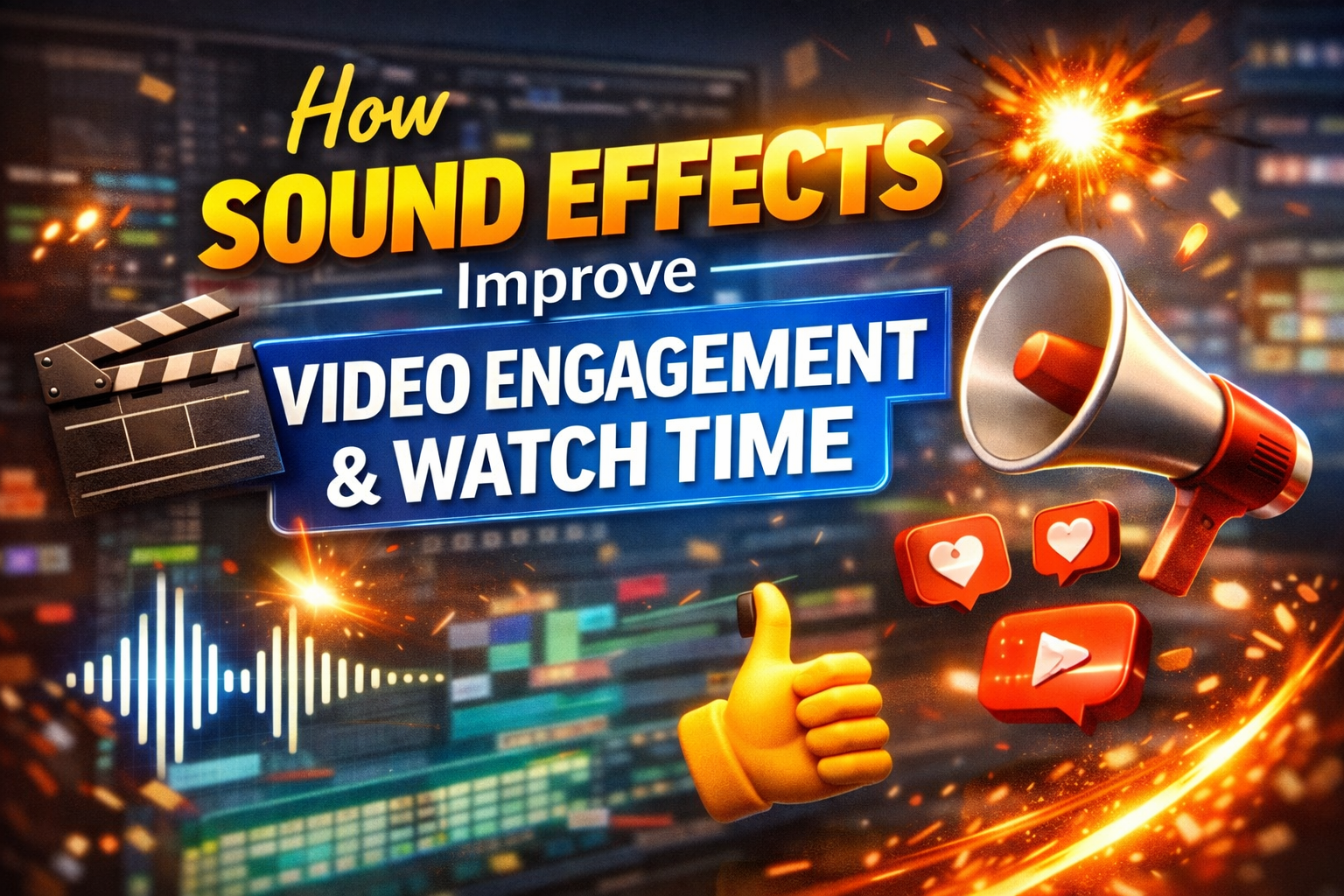 How Sound Effects Improve Video Engagement and Watch Time