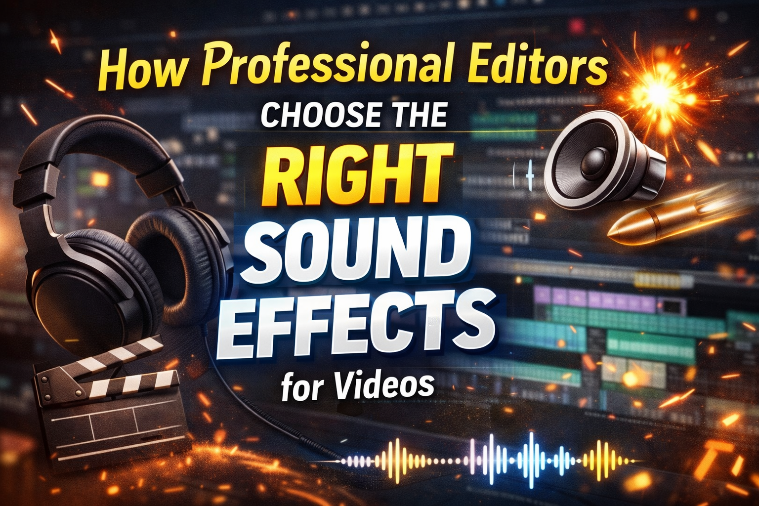 How Professional Editors Choose the Right Sound Effects