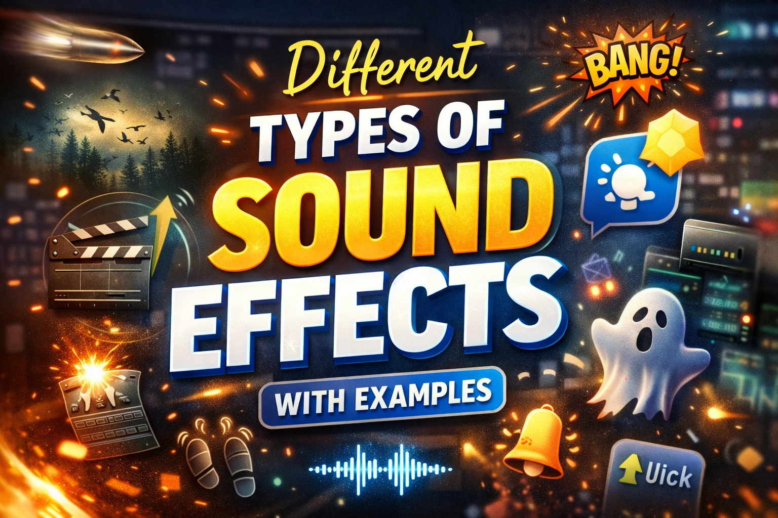 Different Types of Sound Effects Explained (With Simple Examples)